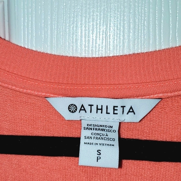 Athleta Sunrise V-Neck Sweatshirt Size Small - Picture 5 of 10